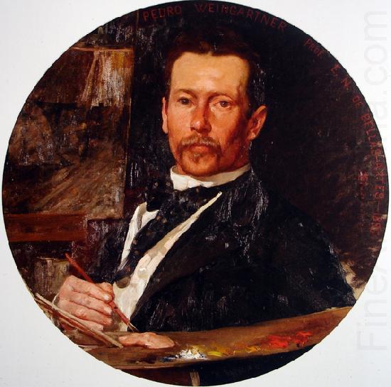 Henrique Bernardelli Portrait of the painter Pedro Weingartner china oil painting image